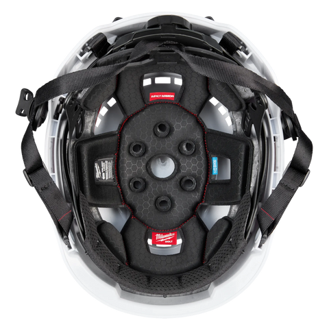 Milwaukee 48-73-1352 BOLT Yellow Vented Safety Helmet with IMPACT ARMOR Liner (USA) - Type 2, Class C - Ace Tool Group - Milwaukee