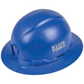 Klein 60249 Hard Hat, Non-vented, Full Brim, Blue - Ace Tool Group - Klein
