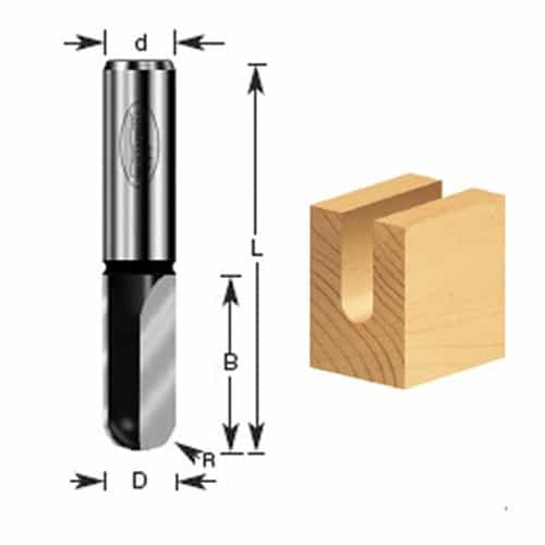 Timberline 160-84 Timberline Core Box 3/4R Long - Ace Tool Group - Timberline