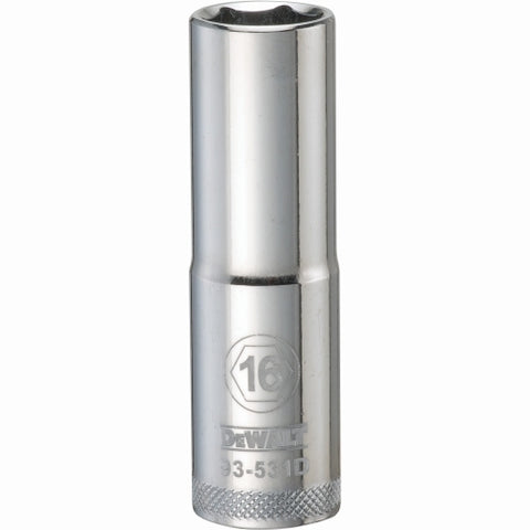Dewalt Dwmt93531Osp 6 Point 1/2'' Drive Deep Socket 16 Mm - Ace Tool Group - DeWalt