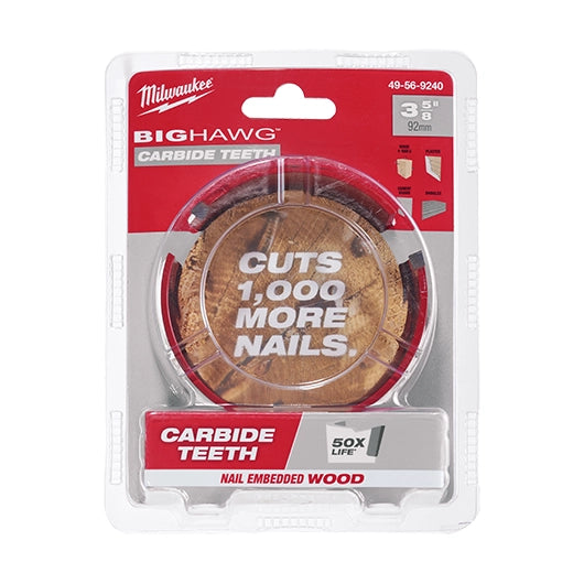 Milwaukee 49-56-9240 3-5/8 in. BIG HAWG Hole Saw - Ace Tool Group - Milwaukee