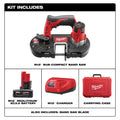 Milwaukee 2429-21XC M12 Sub-Compact Band Saw Kit - Ace Tool Group - Milwaukee