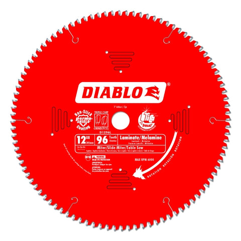 Diablo Tools 12" X 96-Teeth Saw Blade For Laminates And Non-Ferrous Metals - Ace Tool Group - Diablo