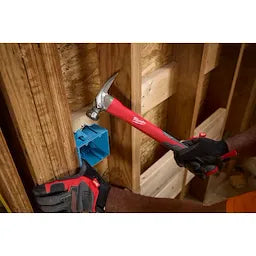 Milwaukee 48-22-9320 21oz Milled Face Poly/Fiberglass Handle Hammer - Ace Tool Group - Milwaukee