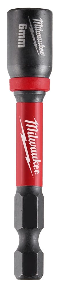 Milwaukee 49-66-4606 SHOCKWAVE Impact Duty 6MM x 2-9/16" Magnetic Nut Driver BULK 10 - Ace Tool Group - Milwaukee