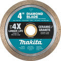 Makita B-69565 4 in. Diamond Blade Continuous Rim - Ace Tool Group - Makita
