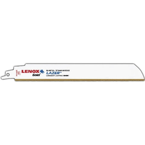 Lenox Gold Power Arc Reciprocating Saw Blade For Thick Metal Cutting 9-Inch 10 Tpi 5-Pack - Ace Tool Group - Lenox