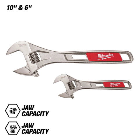 Milwaukee 48-22-7400 2 PC. 6 in. and 10 in. Wrench Set