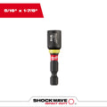 Milwaukee 49-66-4703 SHOCKWAVE Impact Duty 5/16" x 1-7/8" Magnetic Nut Driver BULK 10 - Ace Tool Group - Milwaukee