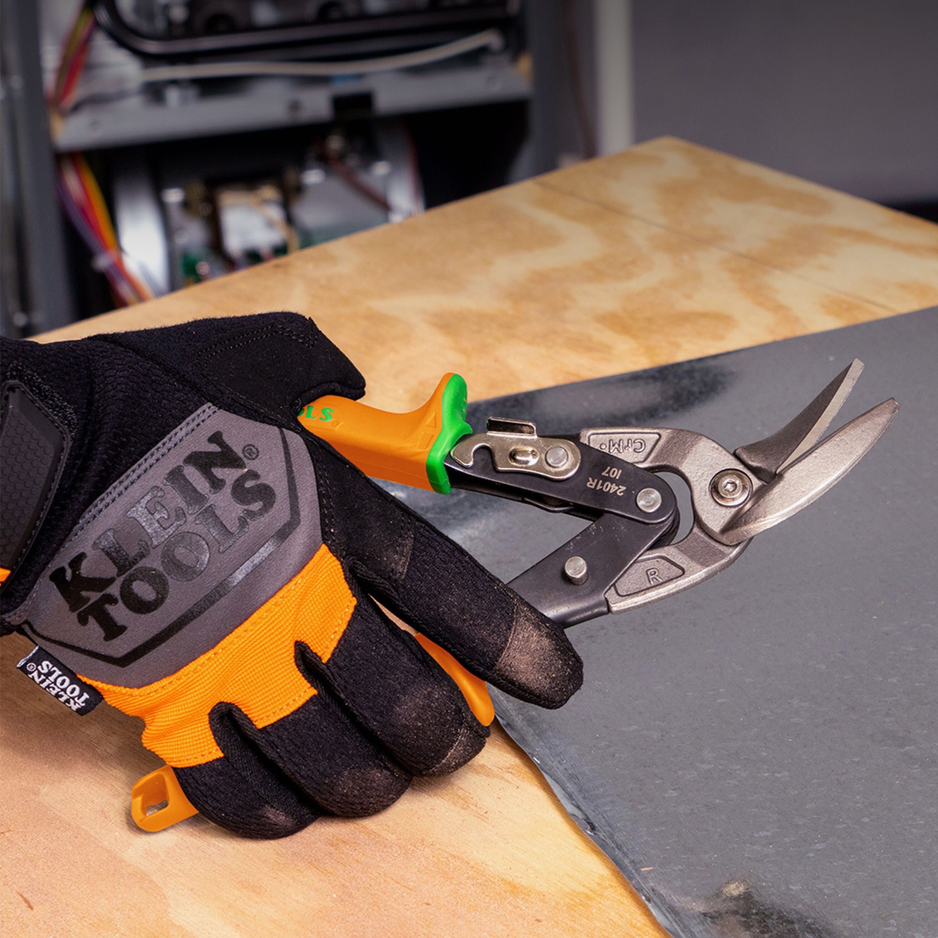 Klein 2403RL Offset Aviation Snips, 2-Pack
