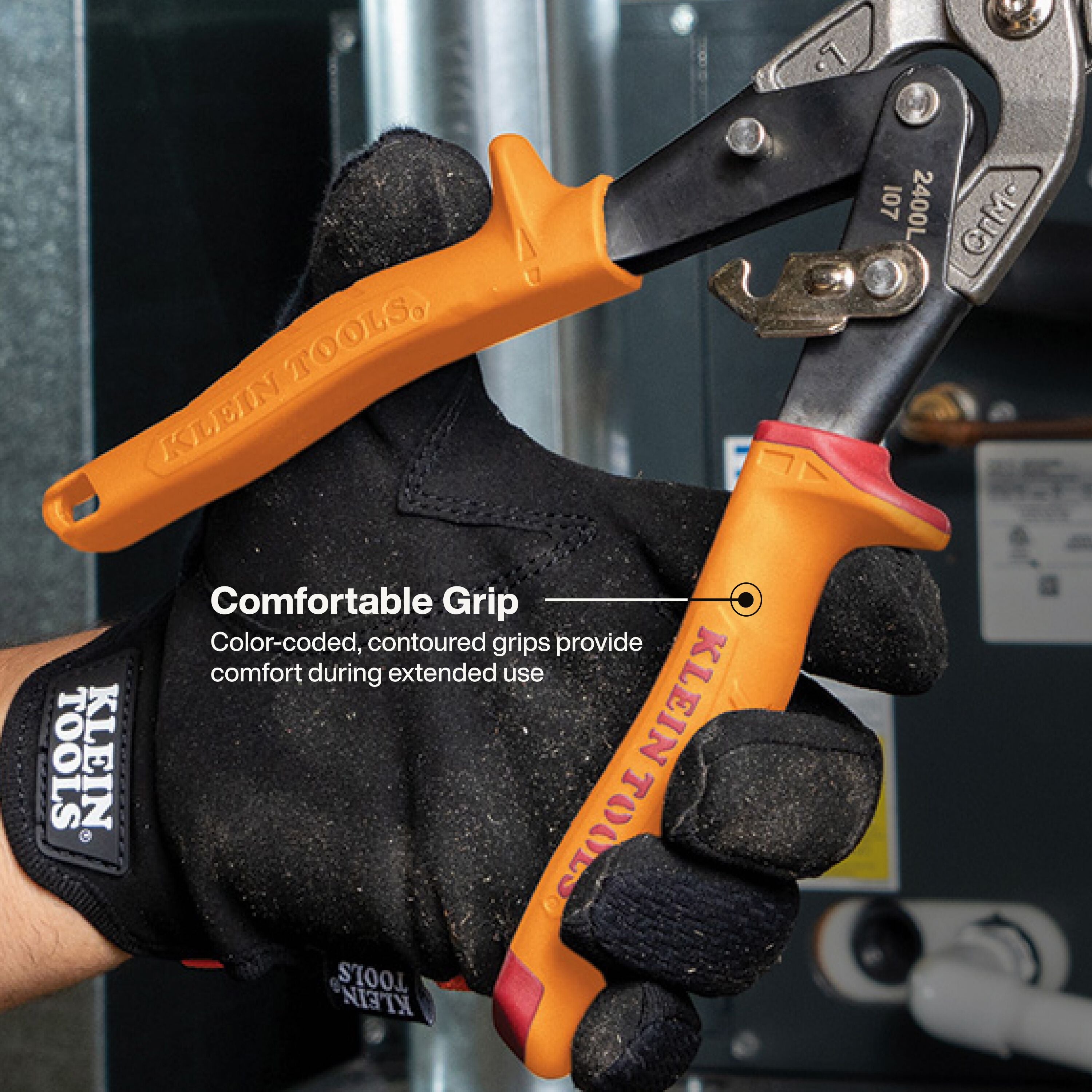 Klein 2403RL Offset Aviation Snips, 2-Pack