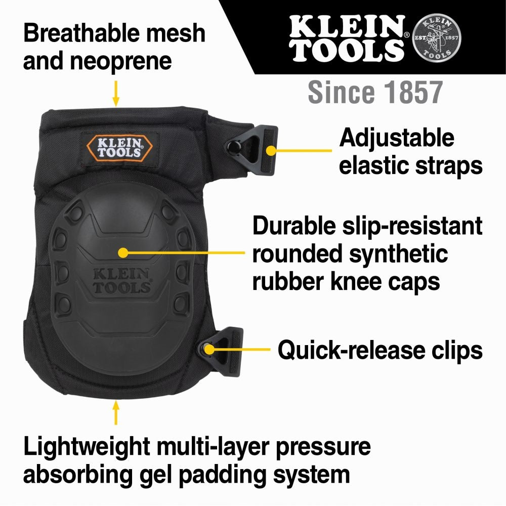 Klein 60344 Hinged Gel Knee Pads - Ace Tool Group - Klein