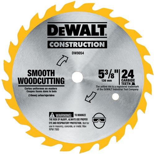 Dewalt Dw9052 5-3/8" 30T Aluminum/Non-Ferrous Metals Blade - Ace Tool Group - DeWalt