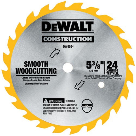 Dewalt Dw9052 5-3/8" 30T Aluminum/Non-Ferrous Metals Blade - Ace Tool Group - DeWalt