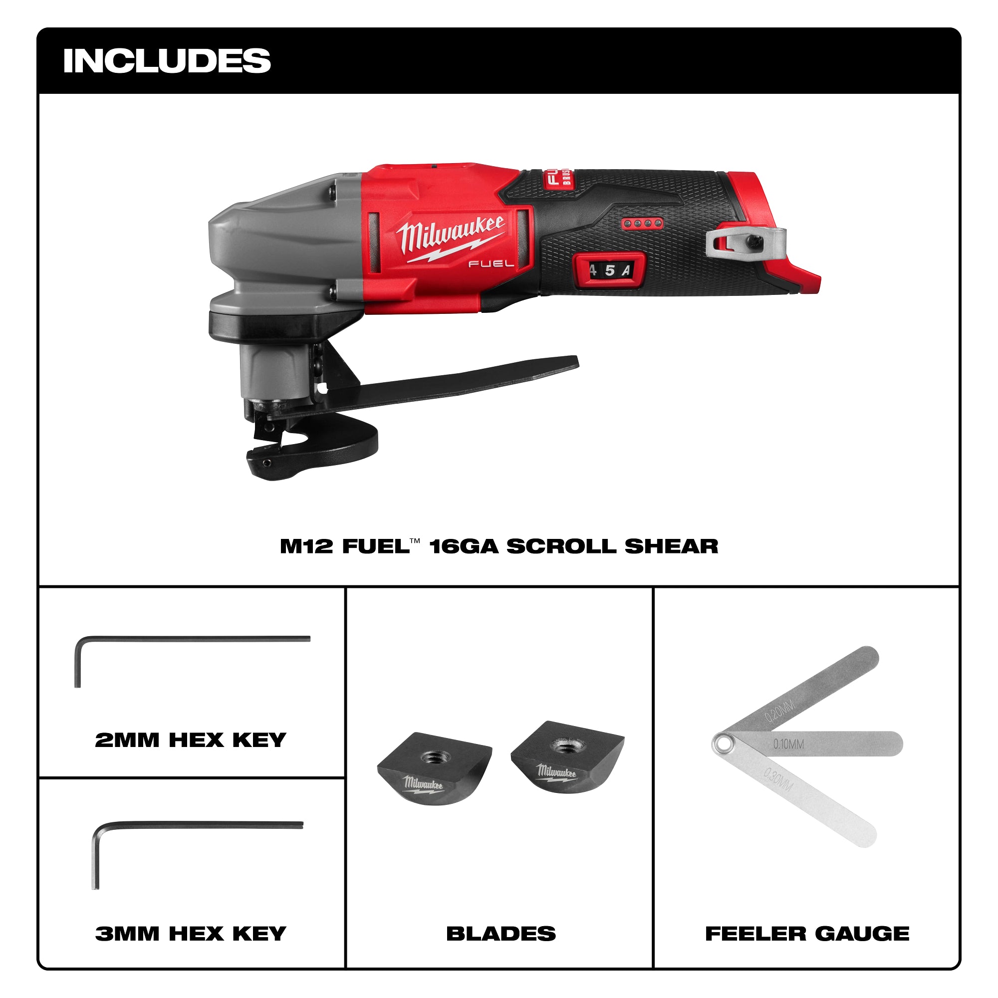 Milwaukee 2487-20 M12 FUEL™ 16 Gauge Scroll Shear