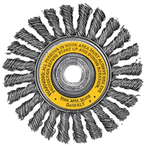 Dewalt Dw4930 4" X 5/8"-11 Twist Wire Wheel - Ace Tool Group - DeWalt