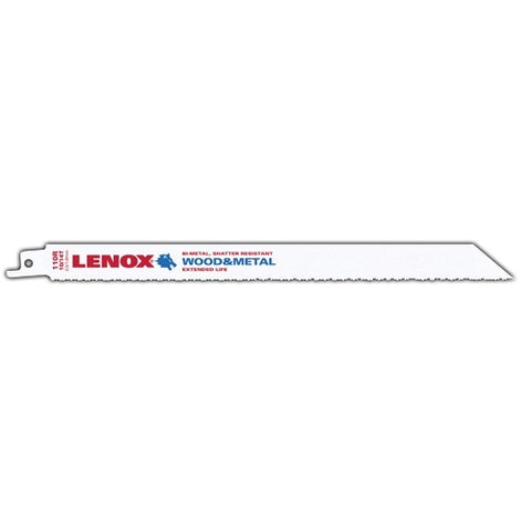 Lenox Bi-Metal Reciprocating Saw Blade 12-Inch 10/14 Tpi - Ace Tool Group - Lenox