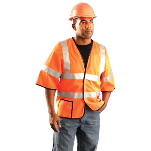 Occunomix LUX-HSCOOL3 Premium Mesh Dual Stripe Safety Vest - Ace Tool Group - Occunomix