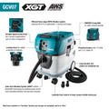 Makita 80V max (40V max X2) XGT 10Gal HEPA Vacuum Kit Wet & Dry w/ AWSÃ‚Â®, (4.0Ah) - Ace Tool Group - Makita