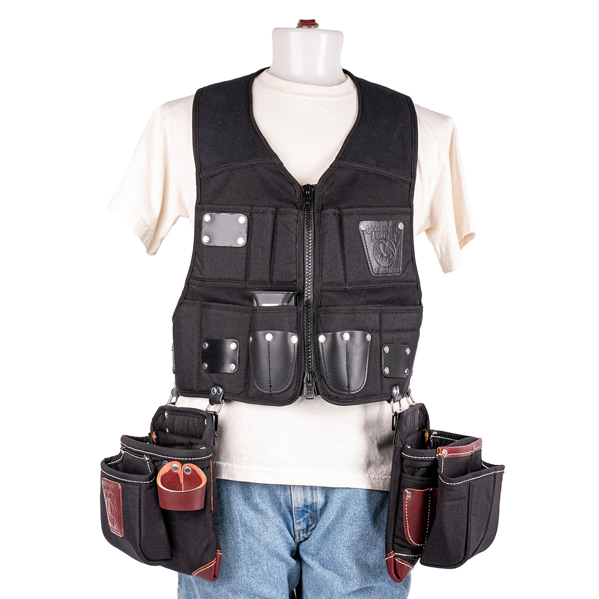 Occidental 2536 Builders' Zip Vest - Ace Tool Group - Occidental Leather