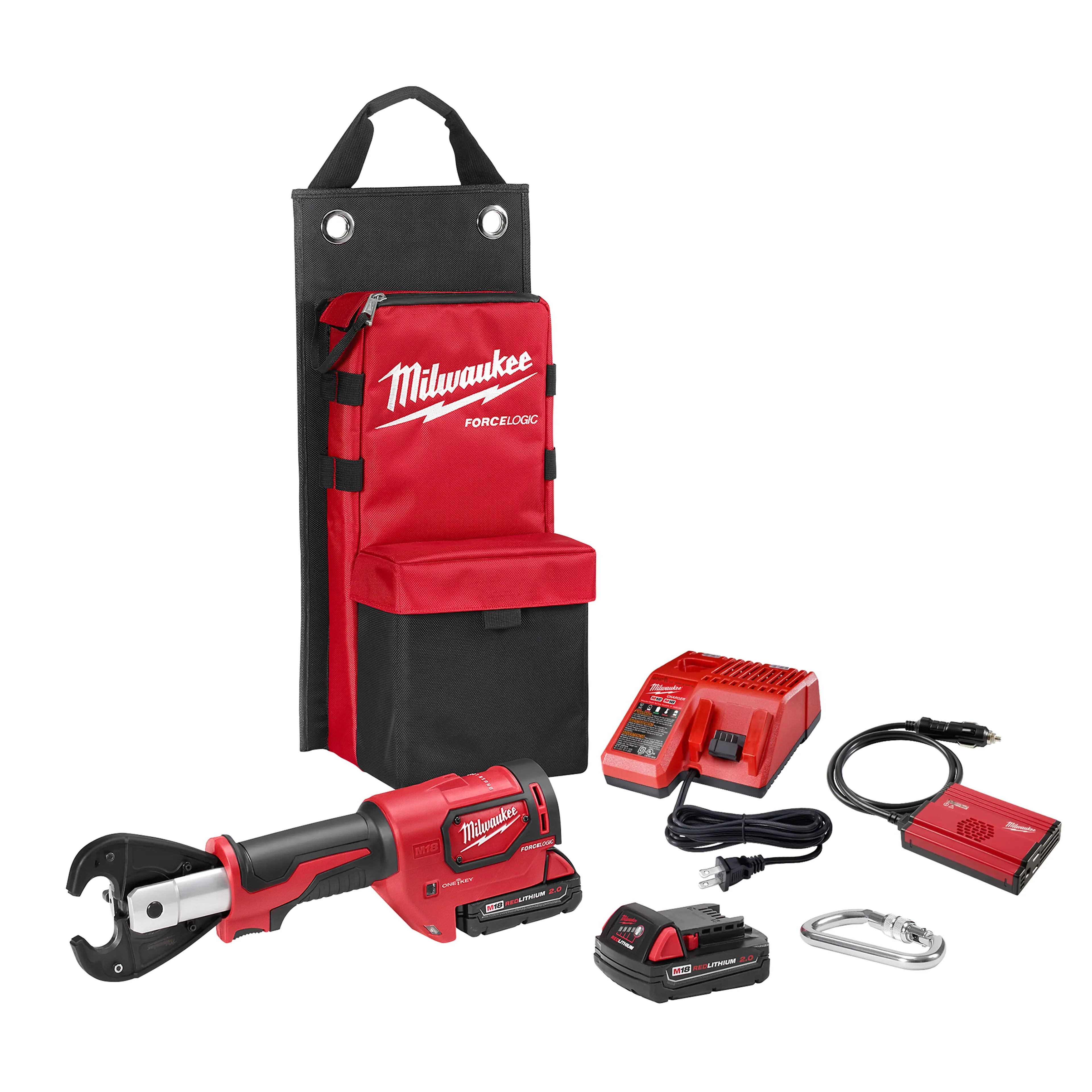 Milwaukee 2678-22 M18 FORCE LOGIC 6T UTILITY CRIMPING KIT W/ D3 GROOVES "SNUB NOSE" - Ace Tool Group - Milwaukee