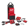 Milwaukee 2678-22 M18 FORCE LOGIC 6T UTILITY CRIMPING KIT W/ D3 GROOVES "SNUB NOSE" - Ace Tool Group - Milwaukee