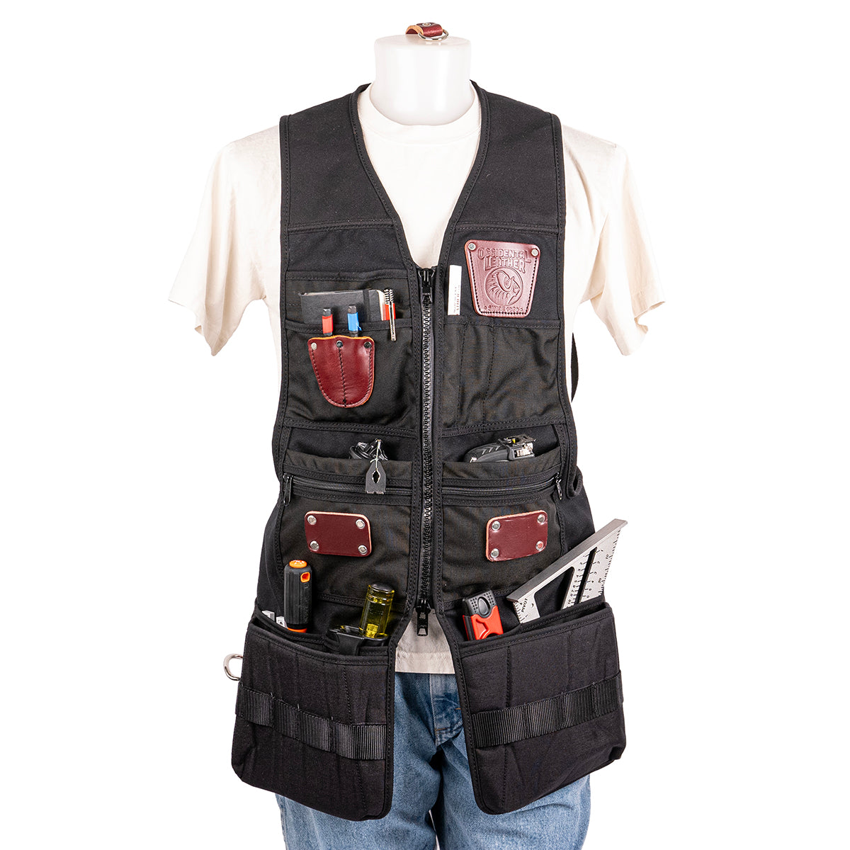 Occidental 2576 Oxy Pro Zip Vest - Ace Tool Group - Occidental Leather