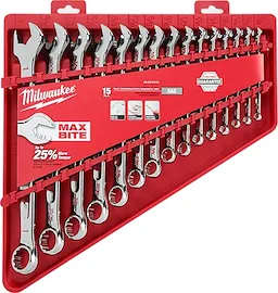 Milwaukee 48-22-9415 15PC COMBINATION WRENCH SET - SAE - Ace Tool Group - Milwaukee