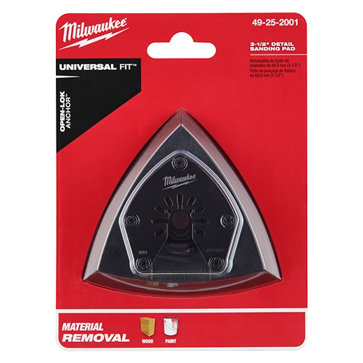 Milwaukee 49-25-2009 Milwaukee OPEN-LOK 3-1/2" SANDING PAD & PAPER VAR SET - Ace Tool Group - Milwaukee