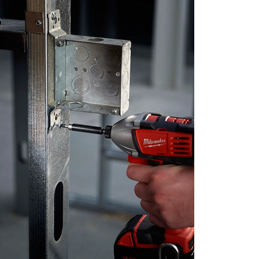 Milwaukee 49-66-4702 SHOCKWAVE Impact Duty 1/4" x 1-7/8" Magnetic Nut Driver BULK 10 - Ace Tool Group - Milwaukee