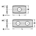 CMT 790.501.00 10-Pcs Standard Insert Knives - Ace Tool Group - CMT