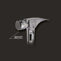 Stiletto TIB15MC TIBONE 15oz C. Titanium Hammer - Ace Tool Group - Stiletto