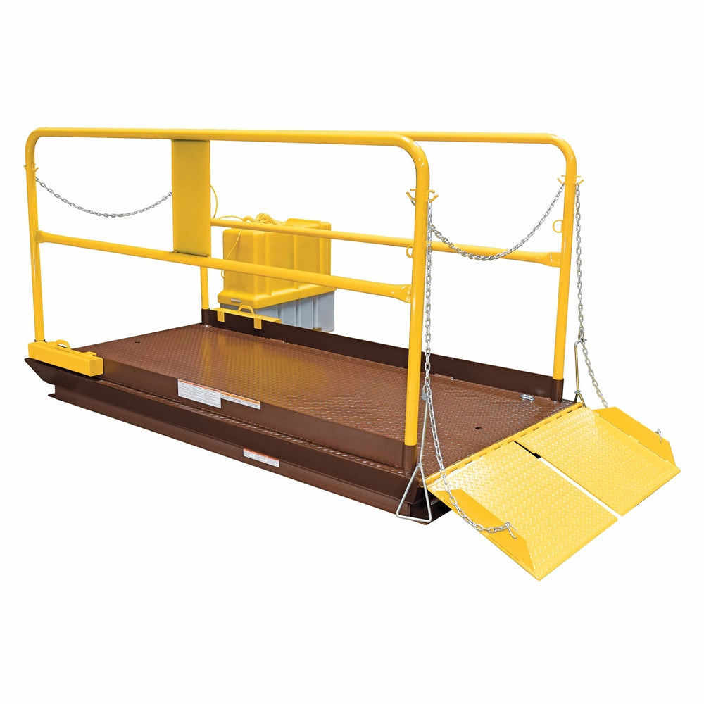 Vestil WL-100-5-610 Prem Truck Scissor Dock Lift 5K 6X10 Ft - Ace Tool Group - Vestil