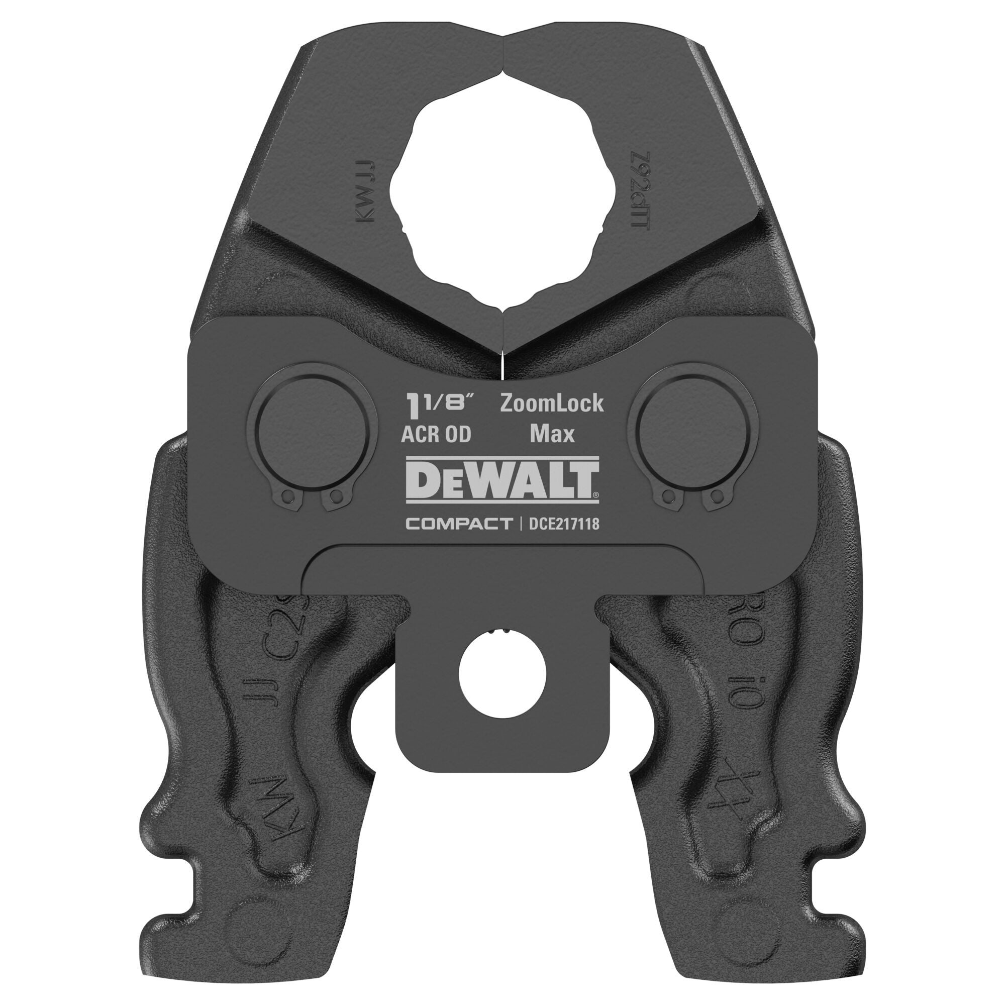 DEWALT DCE217118 DEWALT  1-1/8 in. Compact ZoomLock MAX / >B< MaxiPro ACR Press Jaw - Ace Tool Group - DEWALT