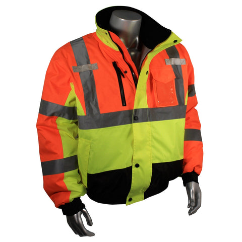 Radians SJ12-3ZMS-3X Multi-Color Bomber Jacket w/ Quilted Liner - Ace Tool Group - Radians