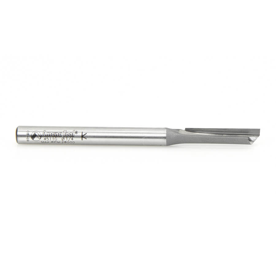 Amana Tool 45110 Carbide Tipped Single Flute 1/4X1/1/4 In. - Ace Tool Group - Amana Tool