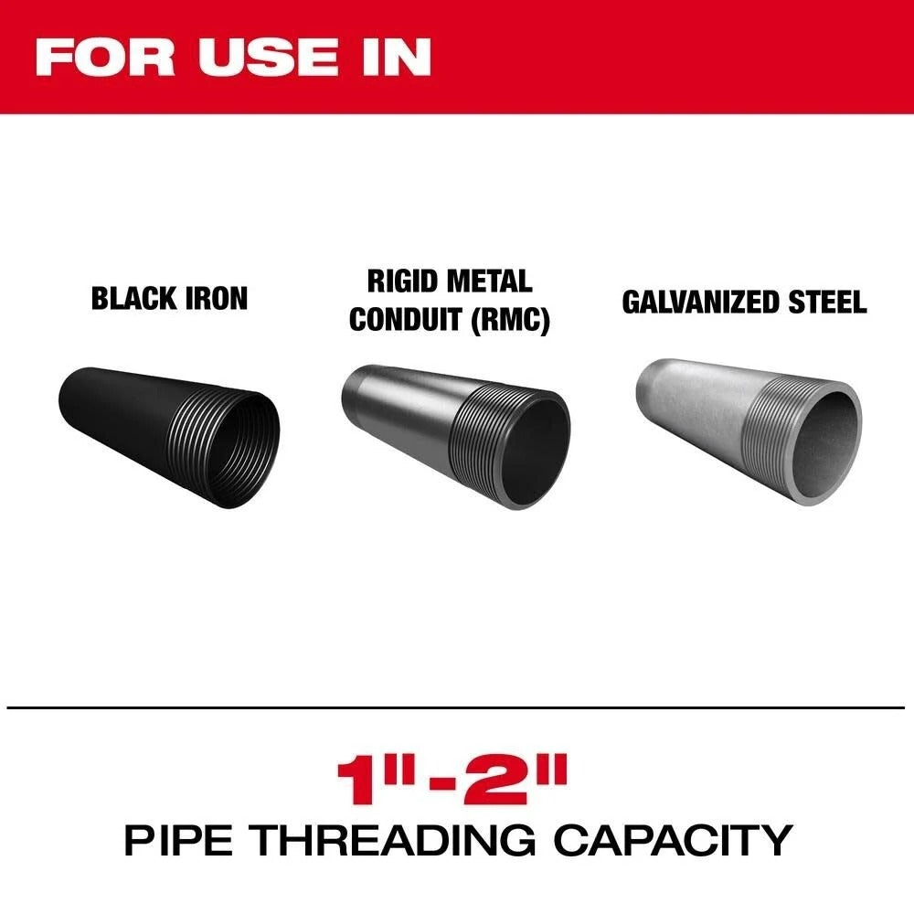 Milwaukee 48-36-1204 1" - 2" Universal Pipe Threading Dies High Speed NPT - Ace Tool Group - Milwaukee