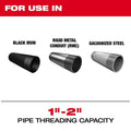 Milwaukee 48-36-1203 1/2" - 3/4" Universal Pipe Threading Dies High Speed NPT - Ace Tool Group - Milwaukee