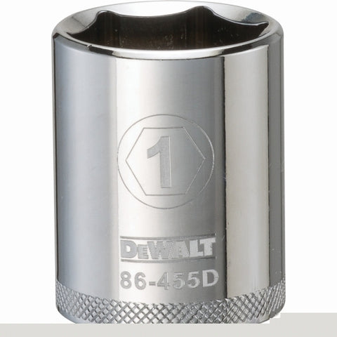 Dewalt Dwmt86455Osp 6 Point 1/2'' Drive Socket 1'' Sae - Ace Tool Group - DeWalt