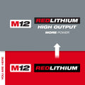 Milwaukee 48-11-2442 M12™ REDLITHIUM™ XC4.0 Battery Two Pack - Ace Tool Group - Milwaukee