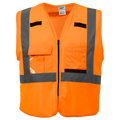 Milwaukee 48-73-5074 High Visibility Orange Safety Vest - 4X/5X (CSA) 12 Pack - Ace Tool Group - Milwaukee