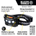Klein 56048 Rechargeable Headlamp with Strap - Ace Tool Group - Klein