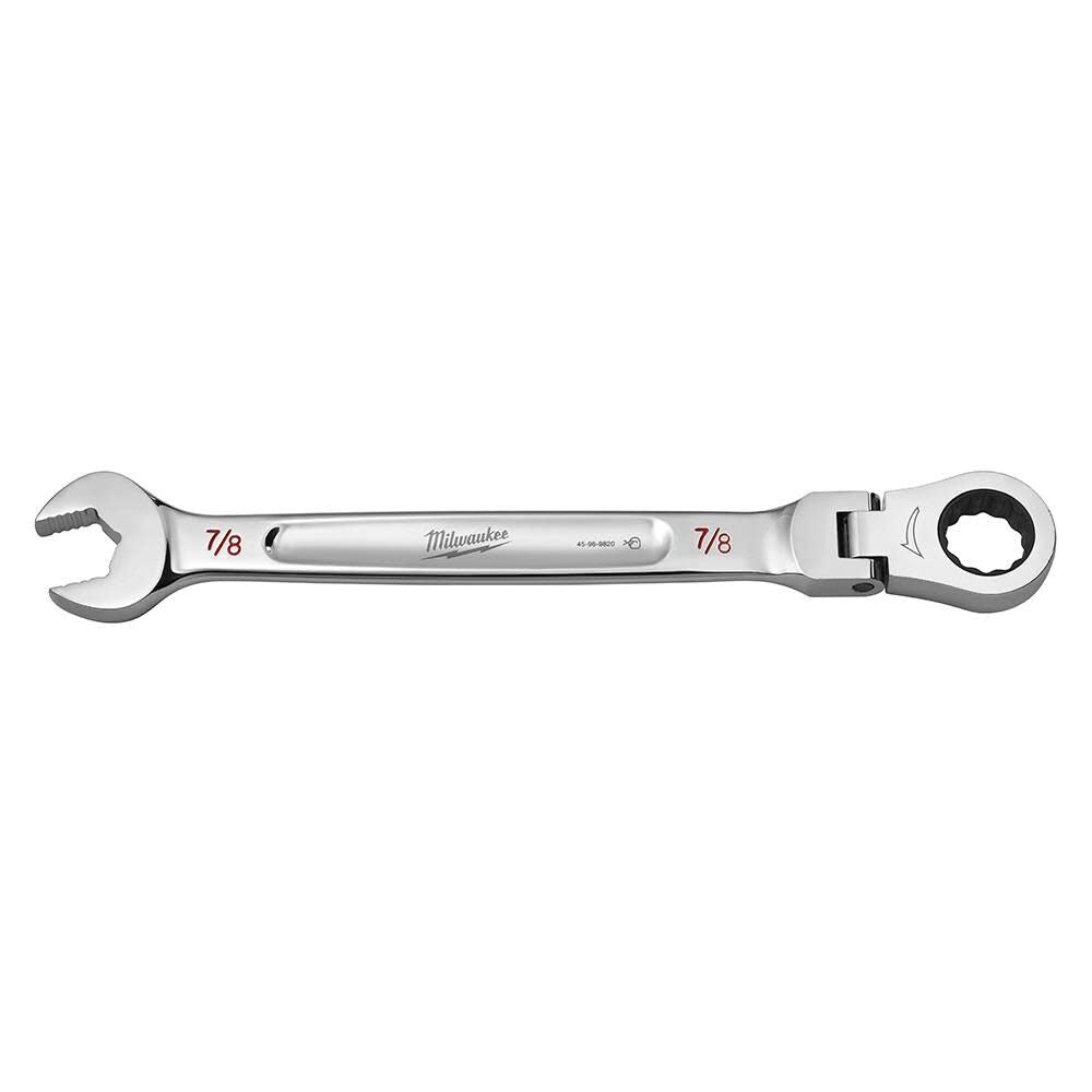 Milwaukee 45-96-9820 7/8in. Flex Head Combination Wrench - Ace Tool Group - Milwaukee