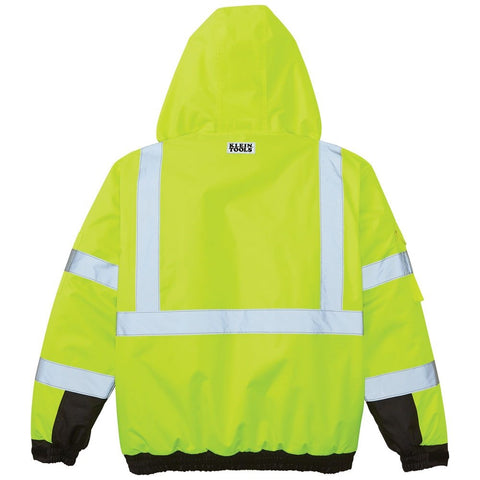 Klein Tools 60364 High-Visibility Bomber Jacket, L - Ace Tool Group - Klein