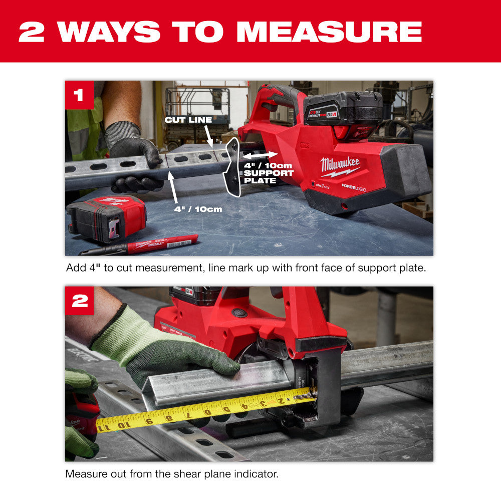 Milwaukee 2933-20 M18 FORCE LOGIC Single Channel Strut Shear - Ace Tool Group - Milwaukee