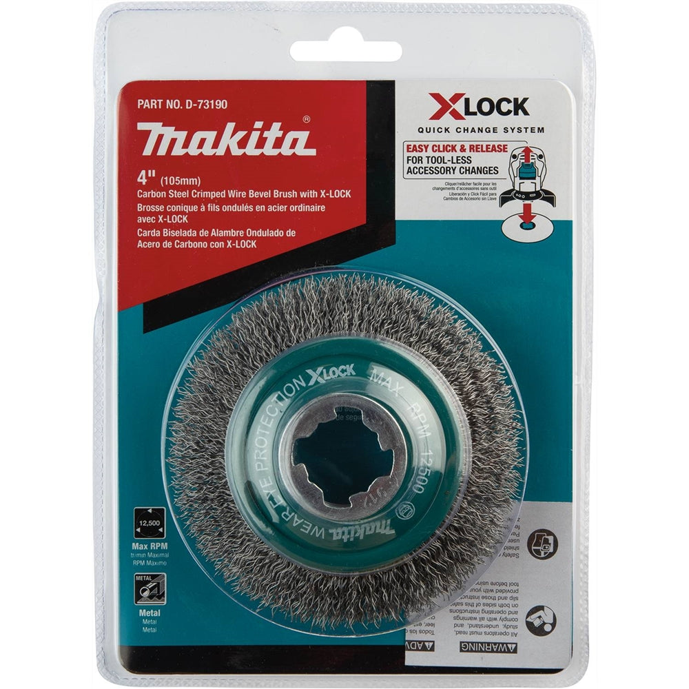 Makita D-73190 X-LOCK 4 in. Bevel Brush - Ace Tool Group - Makita
