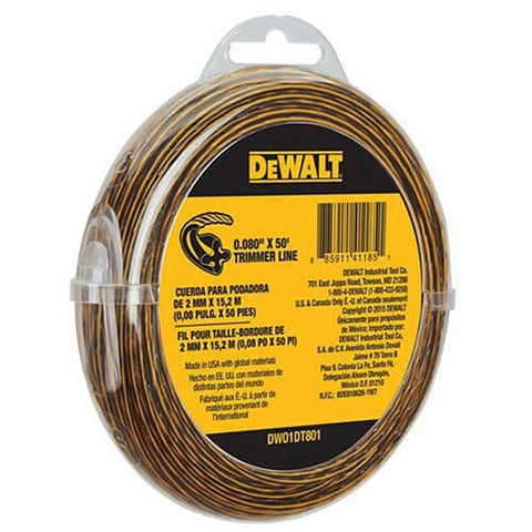 Dewalt Dwo1Dt801 .080 In. X 50 Ft. Trimmer Line - Ace Tool Group - DeWalt