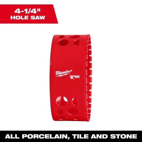 Milwaukee 49-56-5687  4-1/4" Diamond Max Hole Saw - Ace Tool Group - Milwaukee