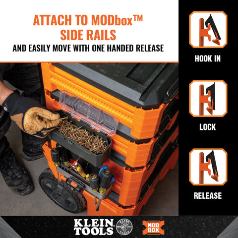 Klein Tools 54815MB MODboxâ¢ Parts Bin Rail Attachment - Ace Tool Group - Klein
