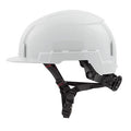 Milwaukee 48-73-1321 White Front Brim Helmet with BOLT - Class E - Ace Tool Group - Milwaukee